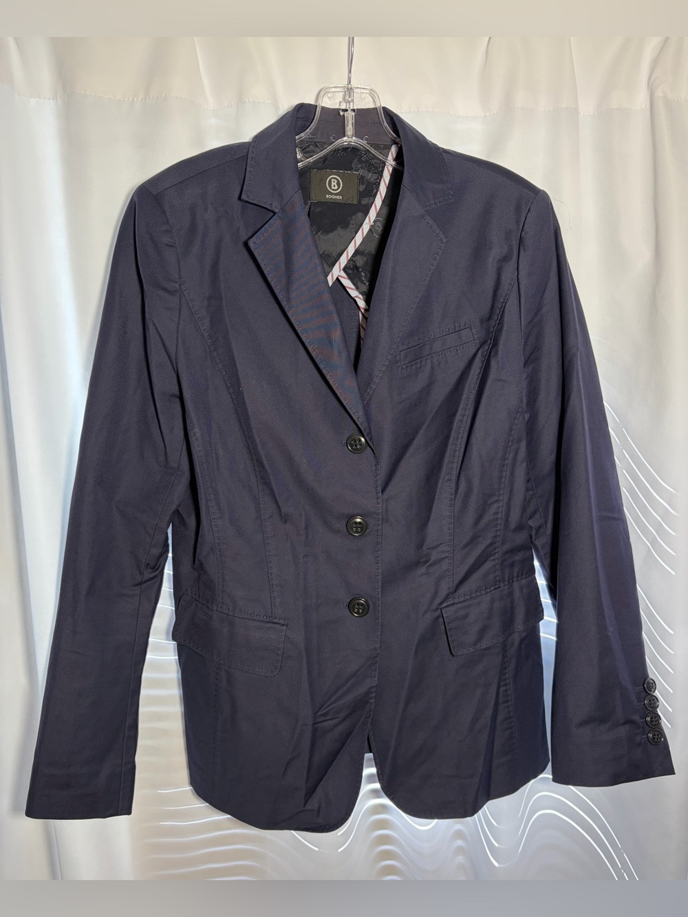BOGNER Navy Blue Blazer size 10